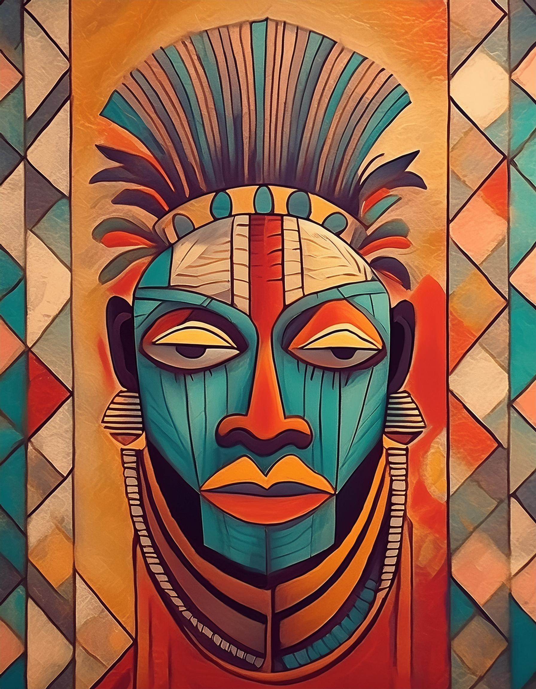 African wall art